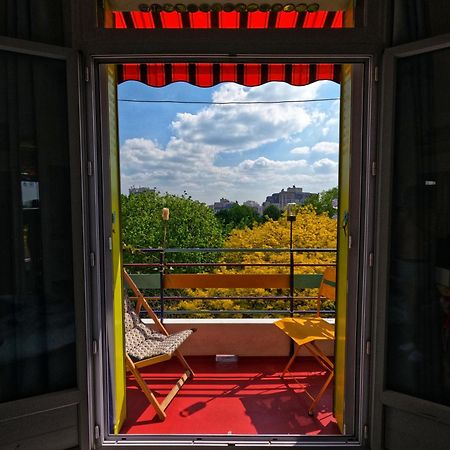 Canopee, Paisible, Chaleureux, Lumineux, Balcon Paryż Zewnętrze zdjęcie