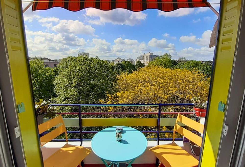 Canopee, Paisible, Chaleureux, Lumineux, Balcon Paryż Zewnętrze zdjęcie
