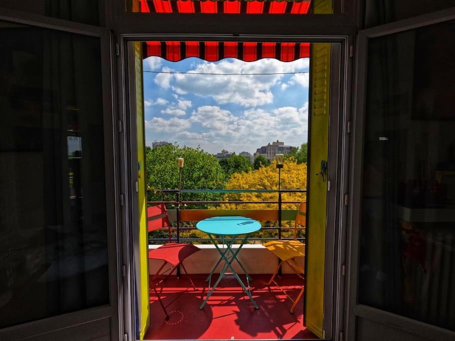 Canopee, Paisible, Chaleureux, Lumineux, Balcon Paryż Zewnętrze zdjęcie